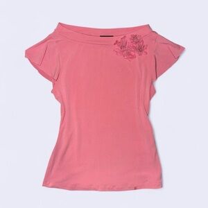 Pink Floral Women's Top